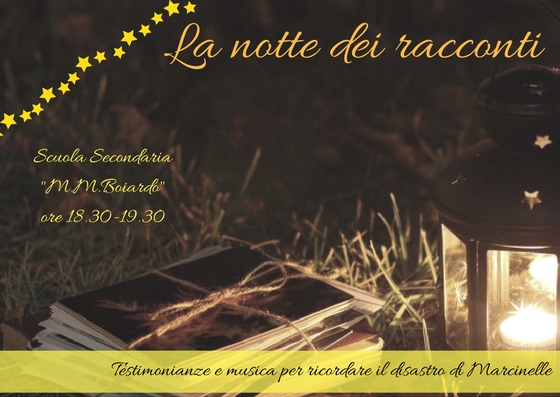 La notte dei racconti Secondaria 1